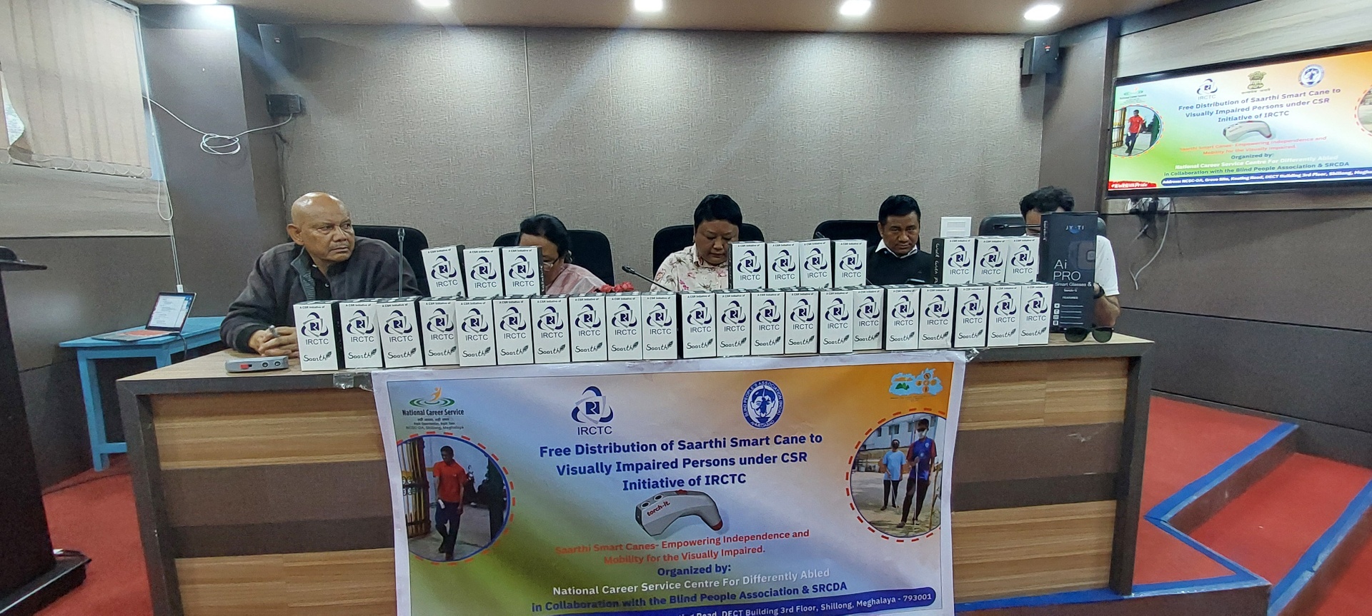 Saarthi Smart Cane Distribution